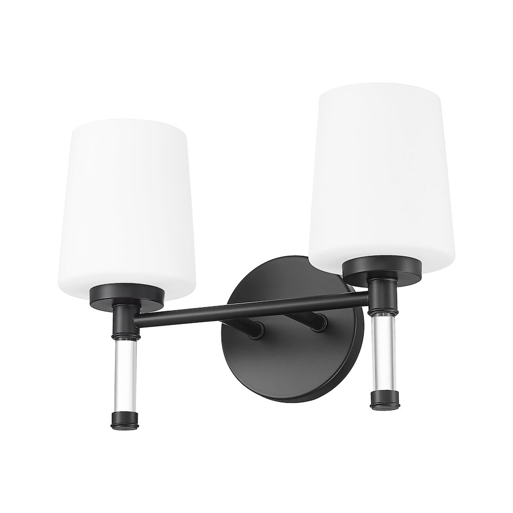 Z-Lite 2 Light Vanity, Matte Black. Picture 7