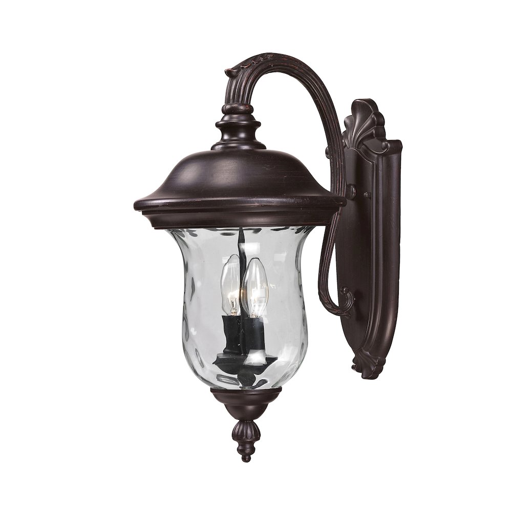 Z-Lite 2 Light Outdoor Wall Light. Picture 1