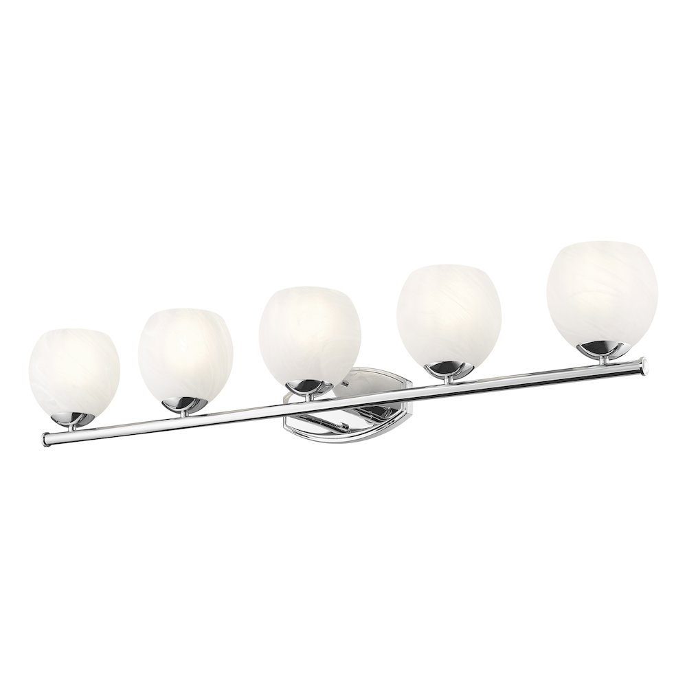 Z-Lite 5 Light Vanity, Chrome. Picture 3