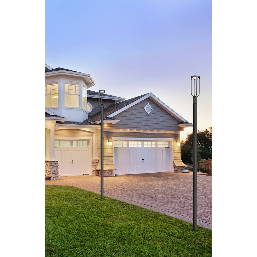 Z-Lite 1 Light Outdoor Post Mounted Fixture. Picture 7