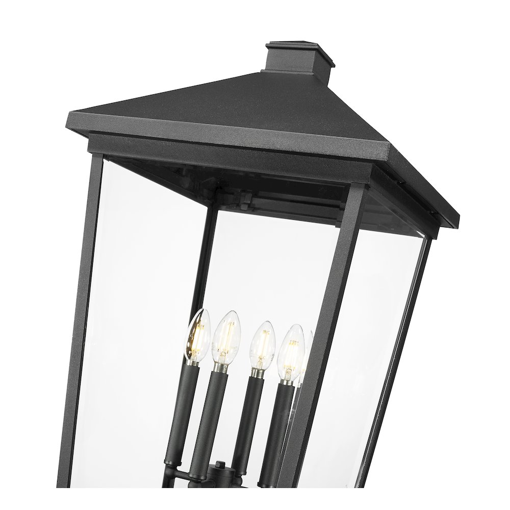 Z-Lite 4 Light Outdoor Post Mount Fixture. Picture 4