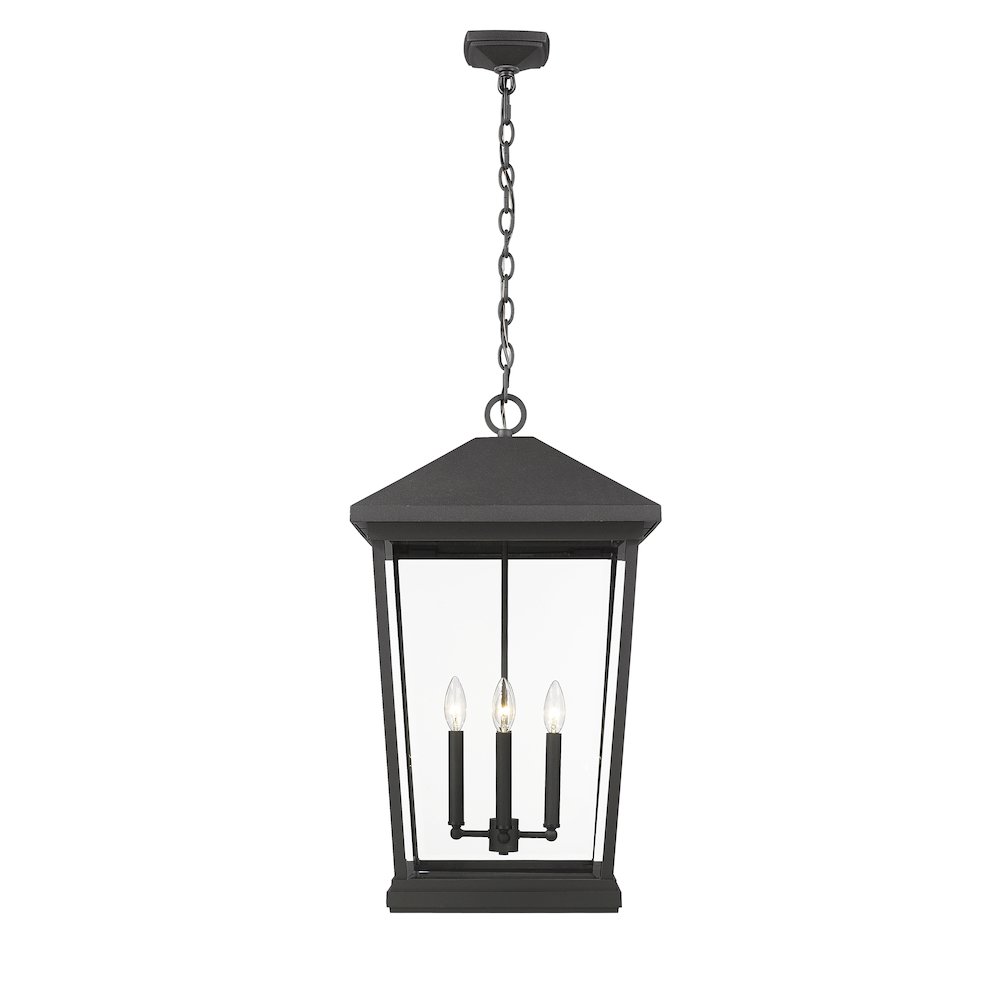 Z-Lite 4 Light Outdoor Chain Mount Ceiling Fixture. Picture 2
