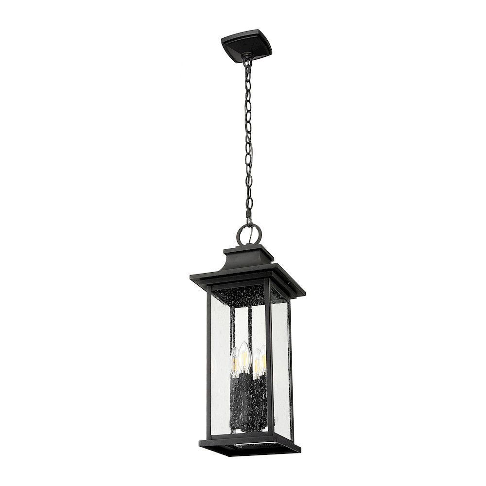Z-Lite 4 Light Outdoor Chain Mount Ceiling Fixture. Picture 5