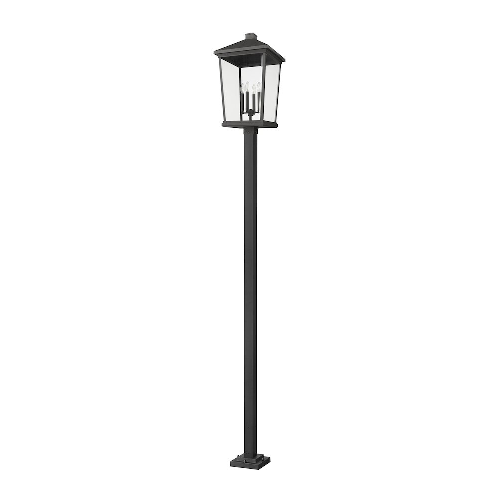 Z-Lite 4 Light Outdoor Post Mounted Fixture. Picture 5