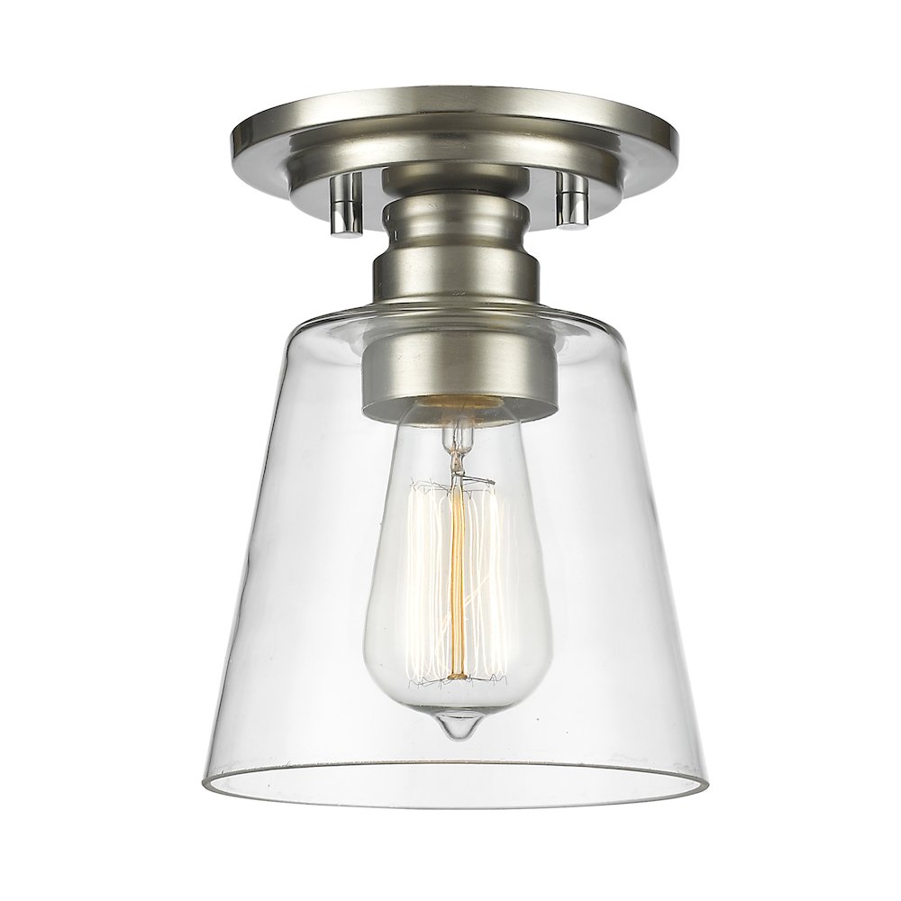 Z-Lite 1 Light Flush Mount. Picture 1