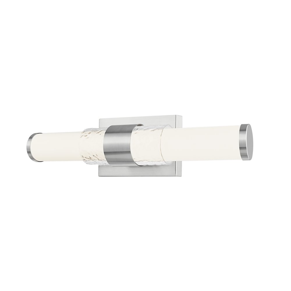 Z-Lite Egon 1 Light Vanity in Brushed Nickel color, Steel frame. Picture 1