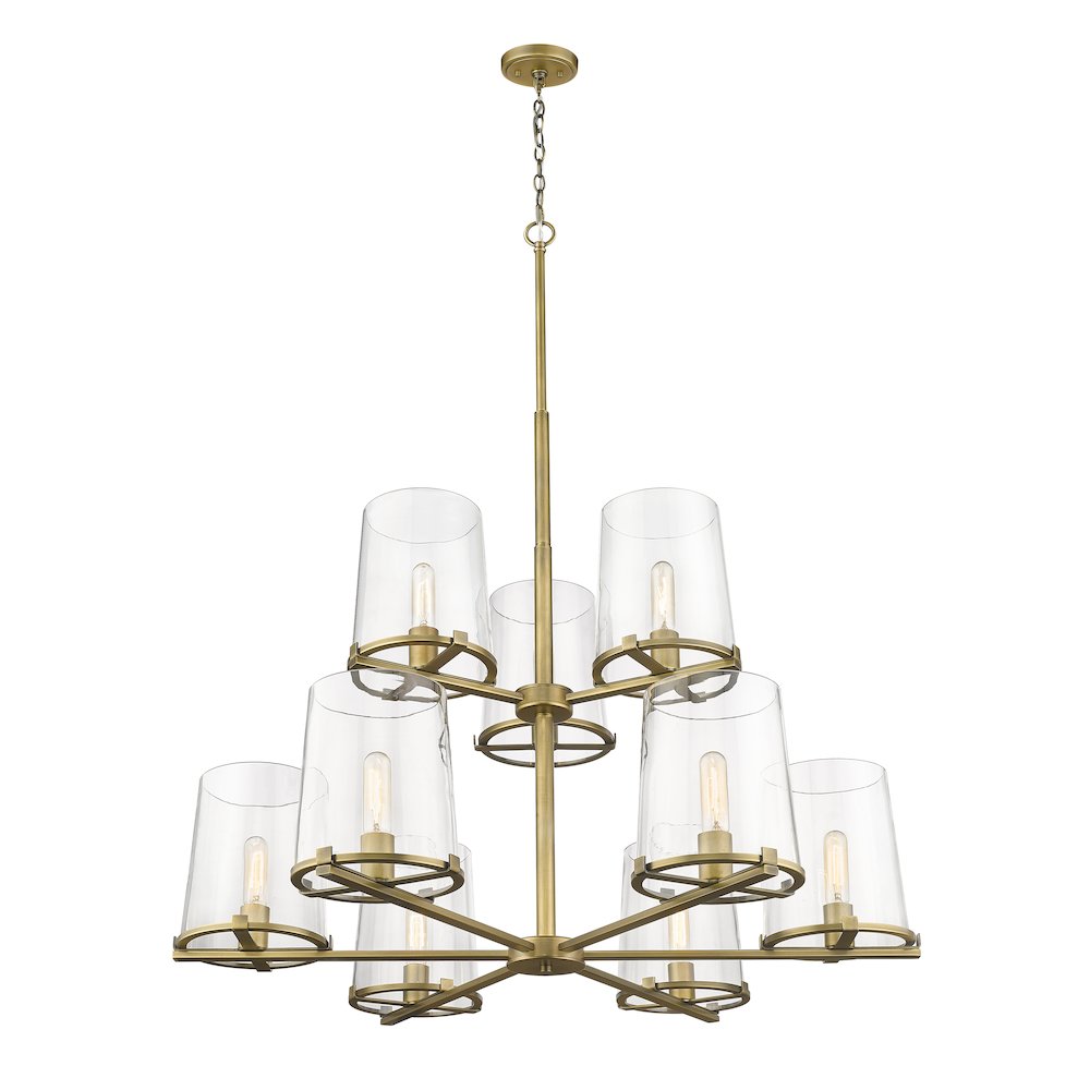 Z-Lite 9 Light Chandelier. Picture 3