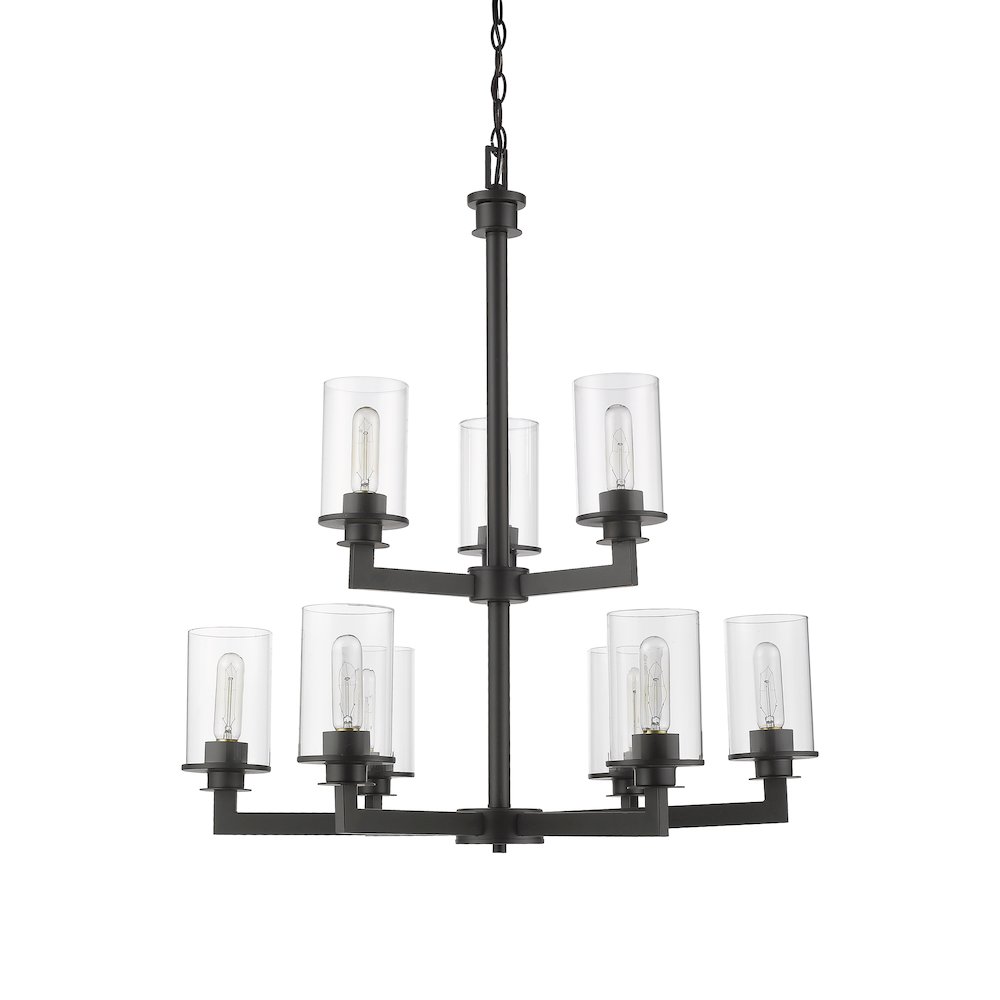 Z-Lite 9 Light Chandelier. Picture 5