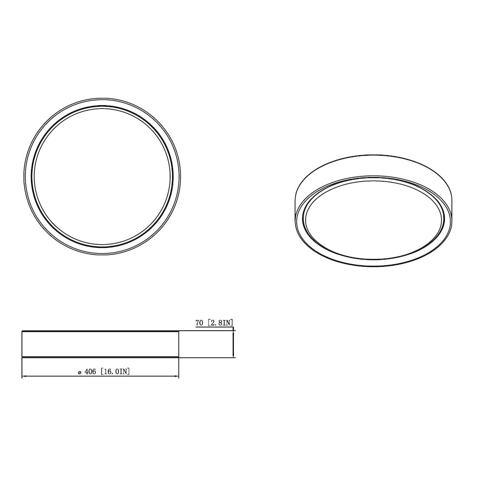 Z-Lite 1 Light Flush Mount. Picture 8