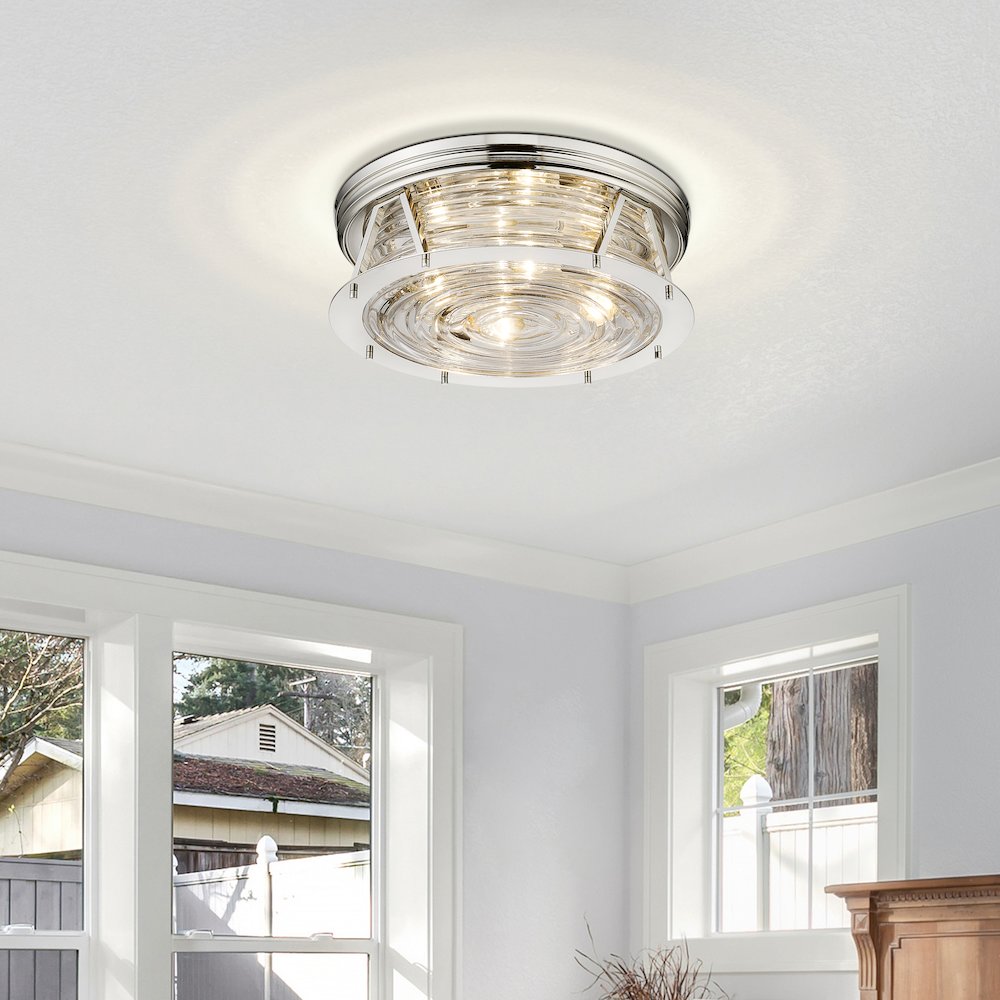 Z-Lite 4 Light Flush Mount. Picture 7