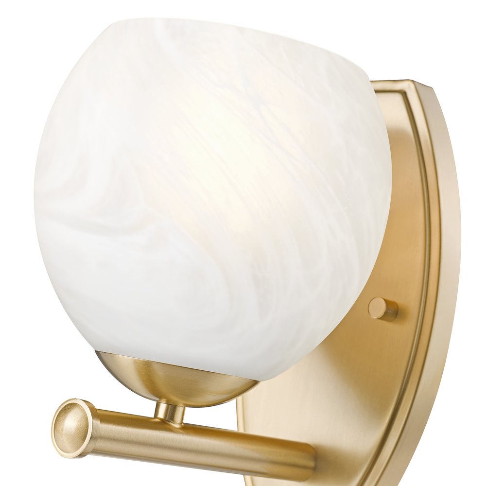 Z-Lite 1 Light Wall Sconce, Modern Gold. Picture 4