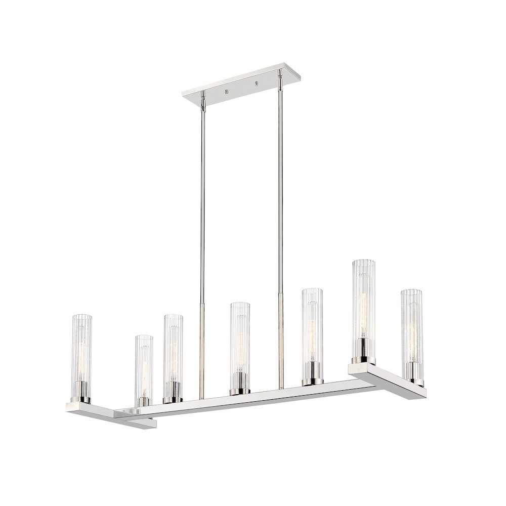 Z-Lite 7 Light Linear Chandelier. Picture 1