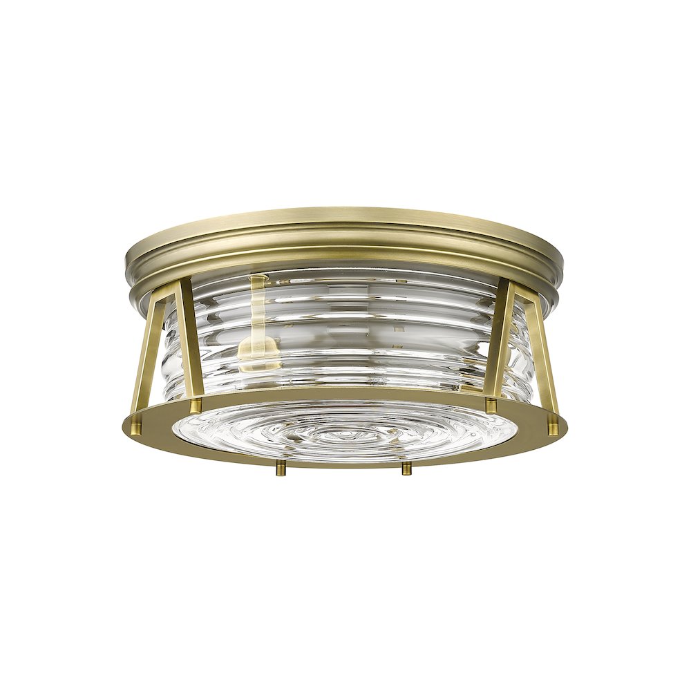 Z-Lite 3 Light Flush Mount. Picture 5