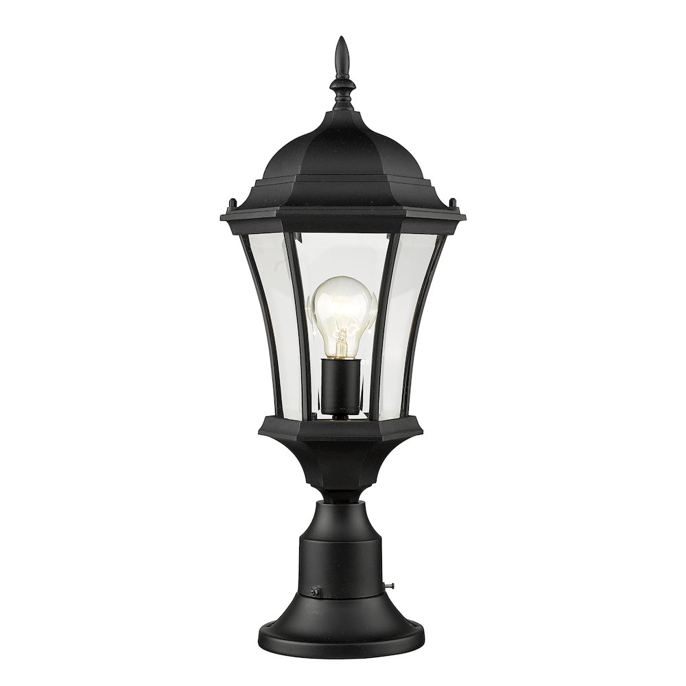 Z-Lite 1 Light Outdoor Pier Mounted Fixture. Picture 1