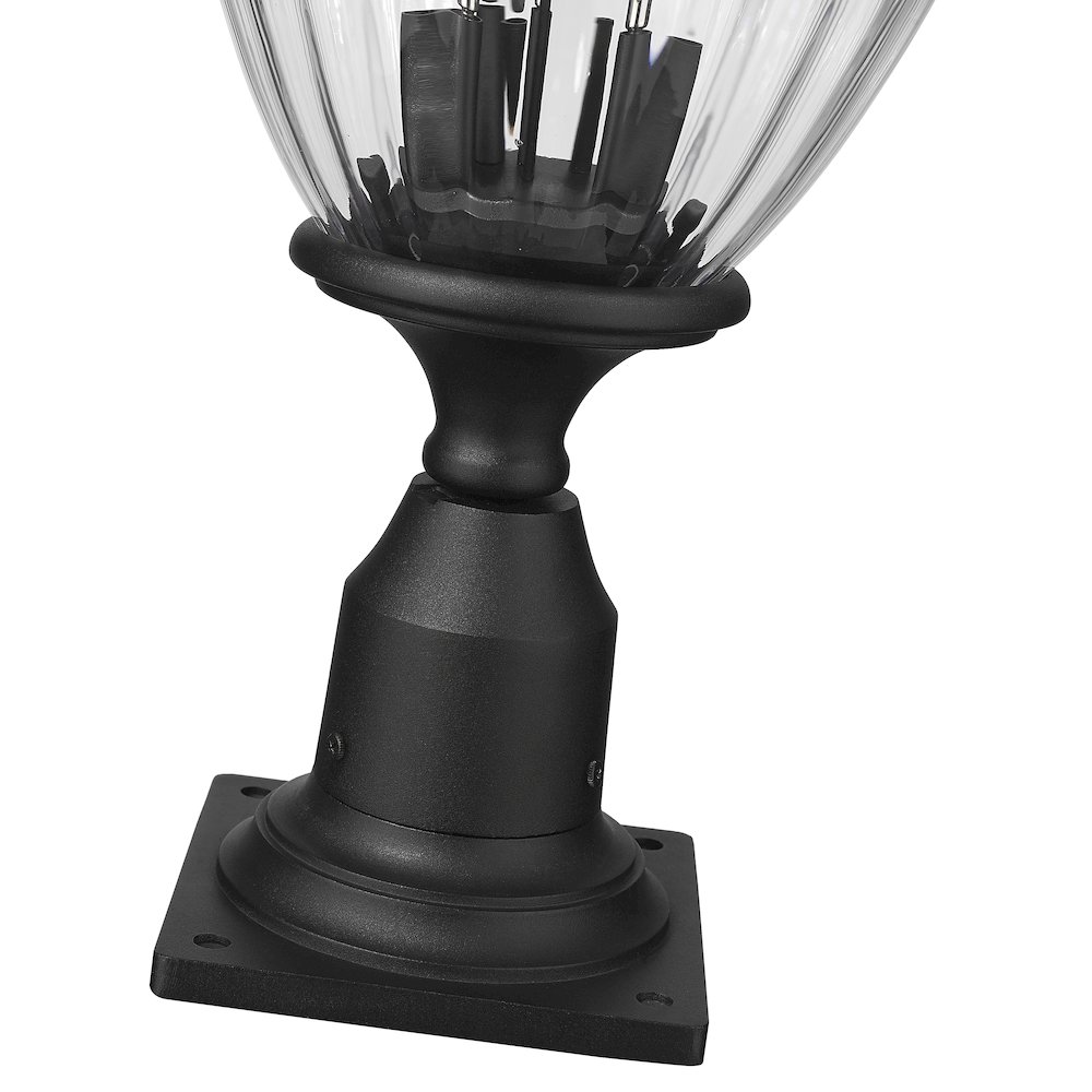 Z-Lite 3 Light Outdoor Pier Mounted Fixture. Picture 4