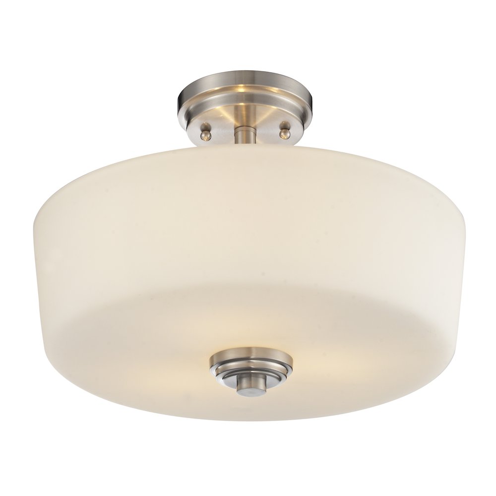 Z-Lite 3 Light Semi Flush Mount. Picture 1