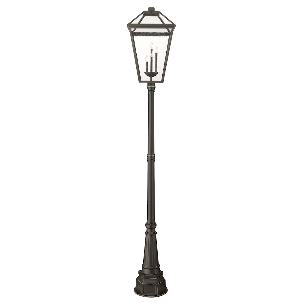Z-Lite 4 Light Outdoor Post Mounted Fixture. Picture 2