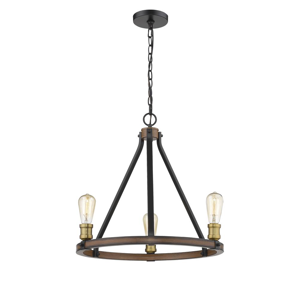 3 Light Chandelier. Picture 1