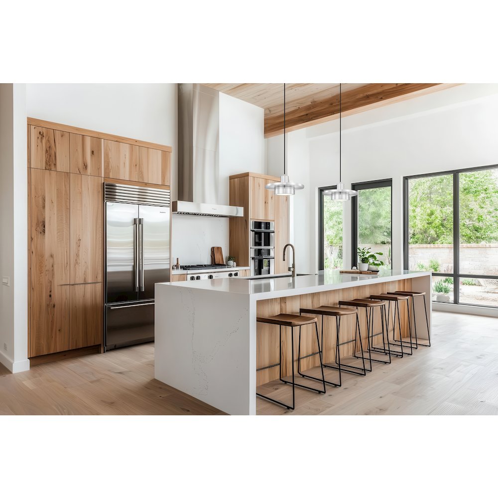 Z-Lite 1 Light Pendant, Brushed Nickel. Picture 6