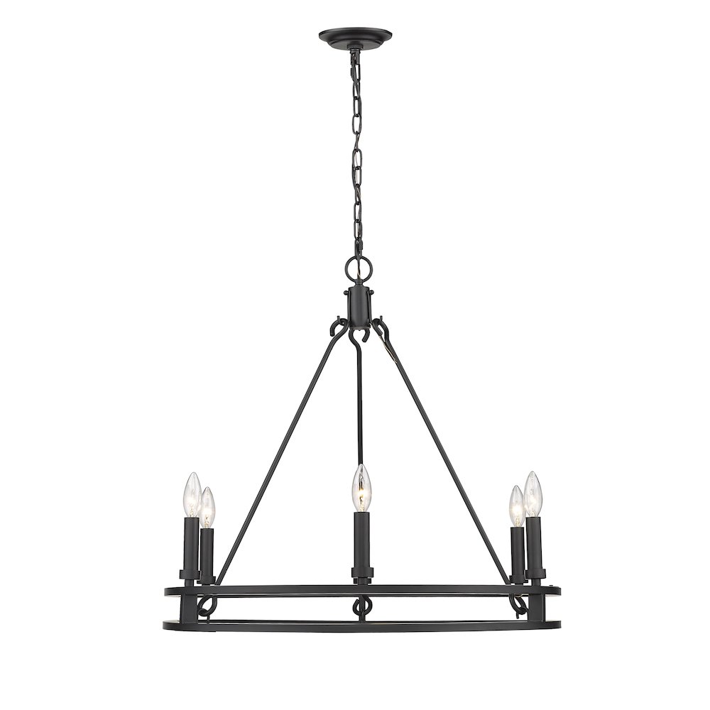 Z-Lite 6 Light Chandelier. Picture 2