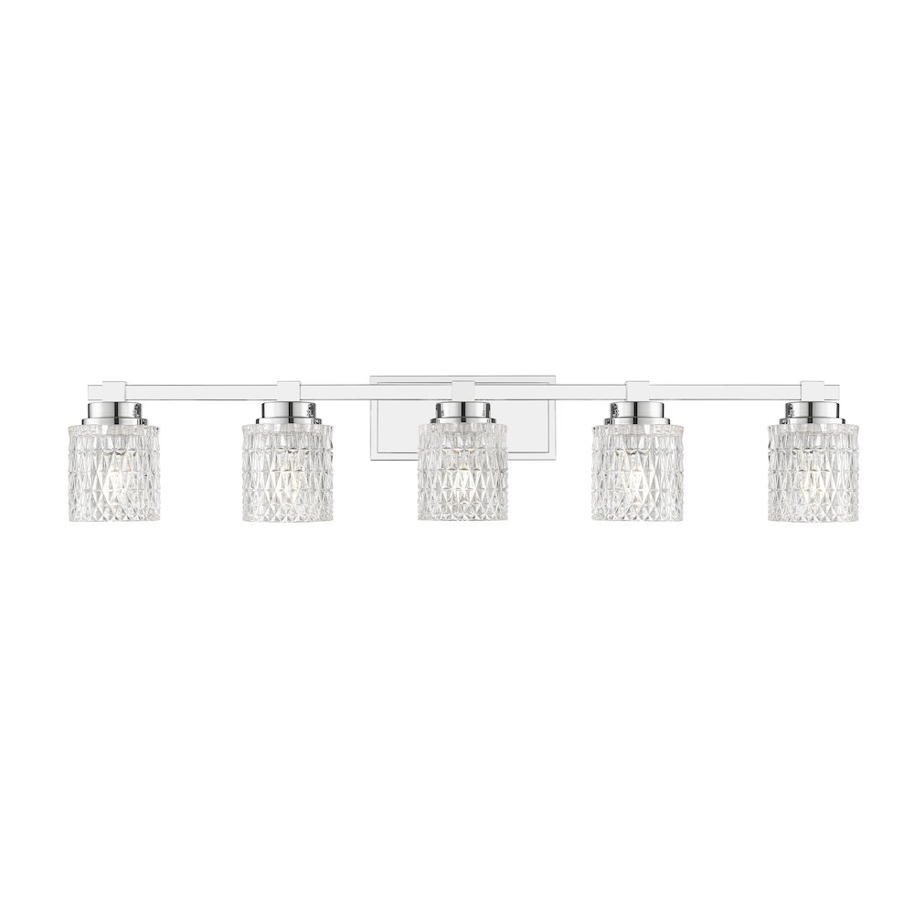 Z-Lite 5 Light Vanity, Chrome. Picture 2