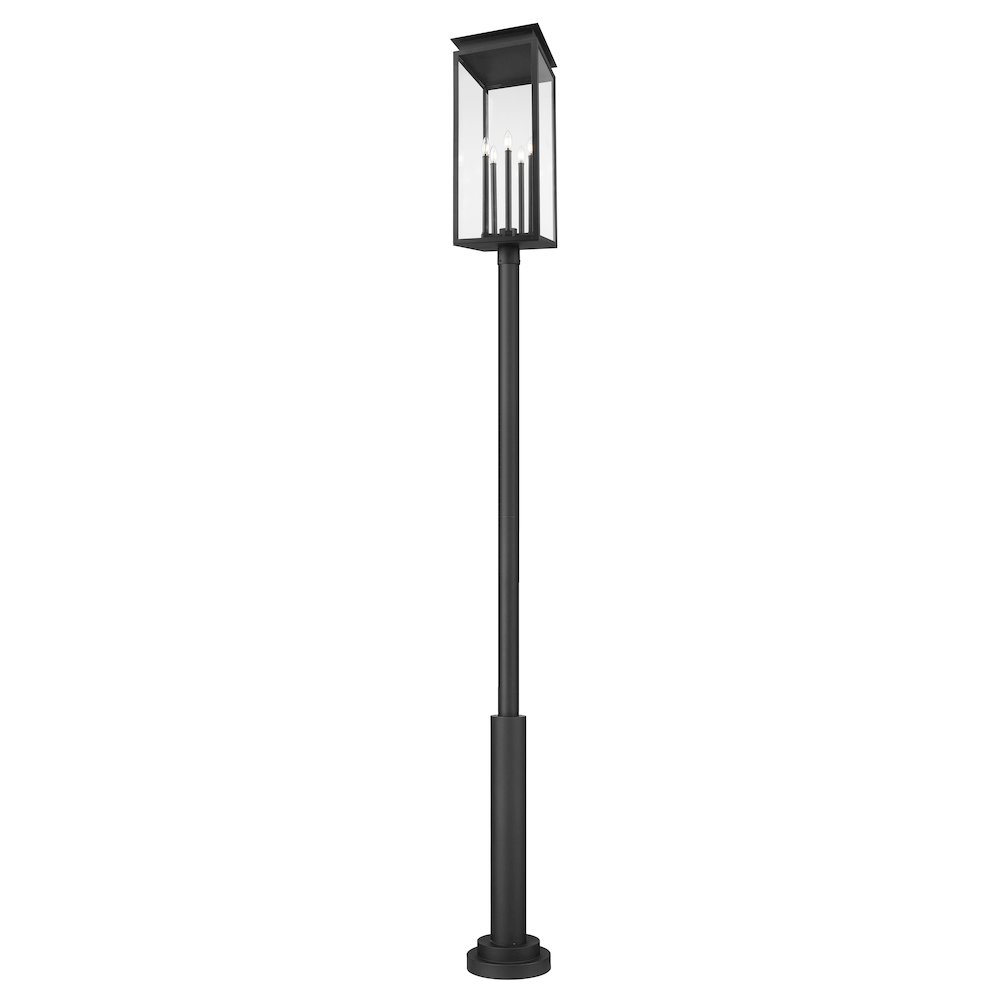 Z-Lite 5 Light Outdoor Post Mounted Fixture. Picture 3