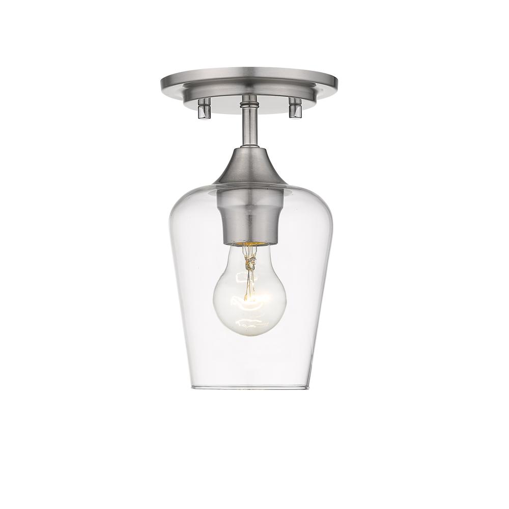 1 Light Flush Mount. Picture 1