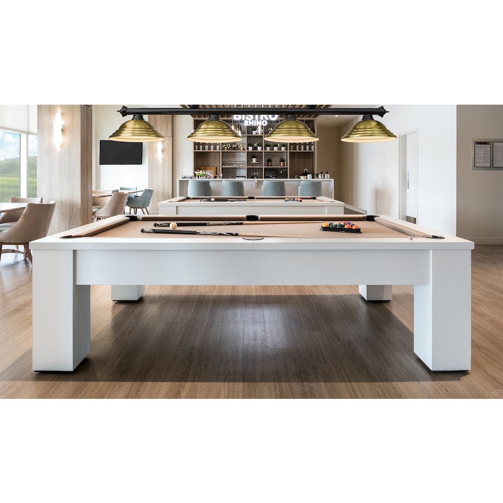 Z-Lite Cordon 4 Light Billiard, Steel Frame, Rubbed Brass Shade Color. Picture 7