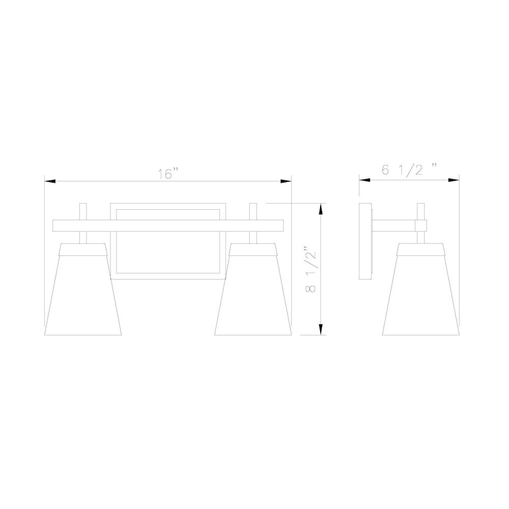 Z-Lite 2 Light Vanity. Picture 8