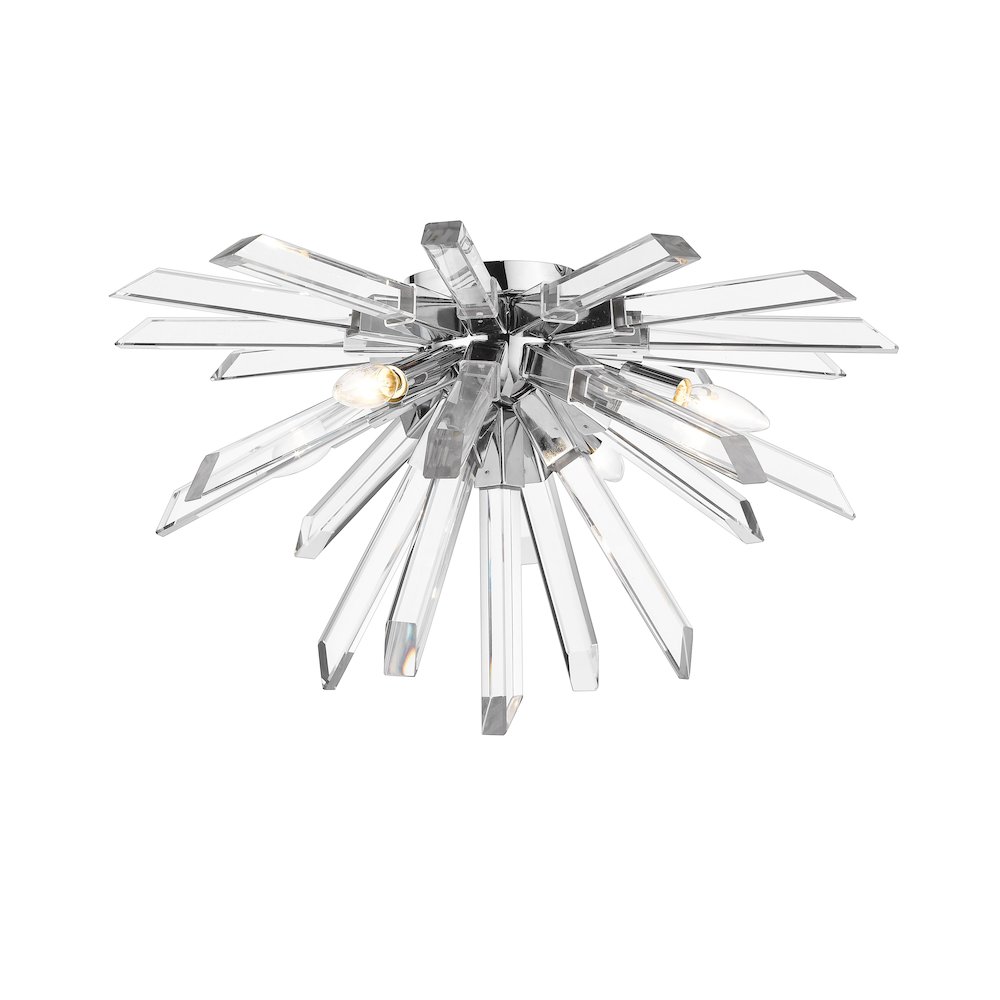 Z-Lite 4 Light Flush Mount. Picture 2