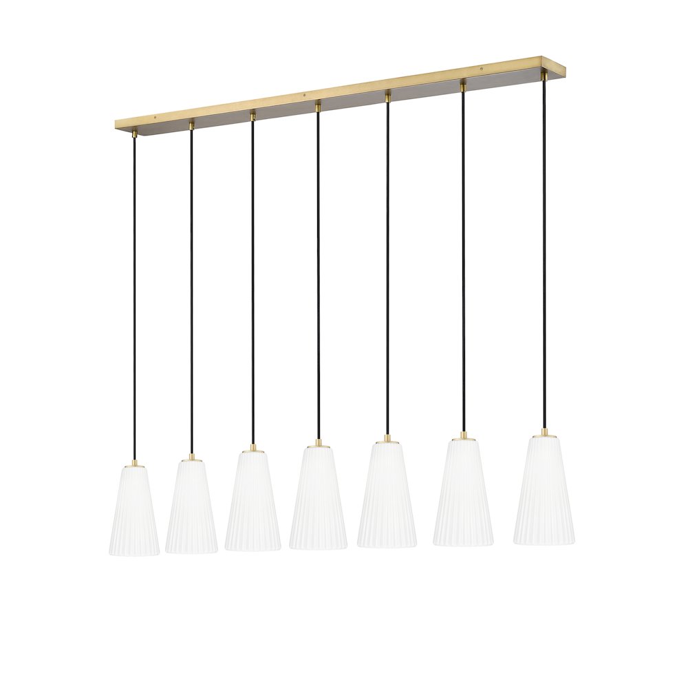Z-Lite 7 Light Linear Chandelier. Picture 5