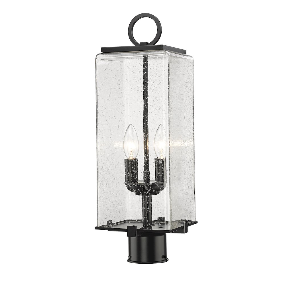 Z-Lite 2 Light Outdoor Post Mount Fixture. Picture 1