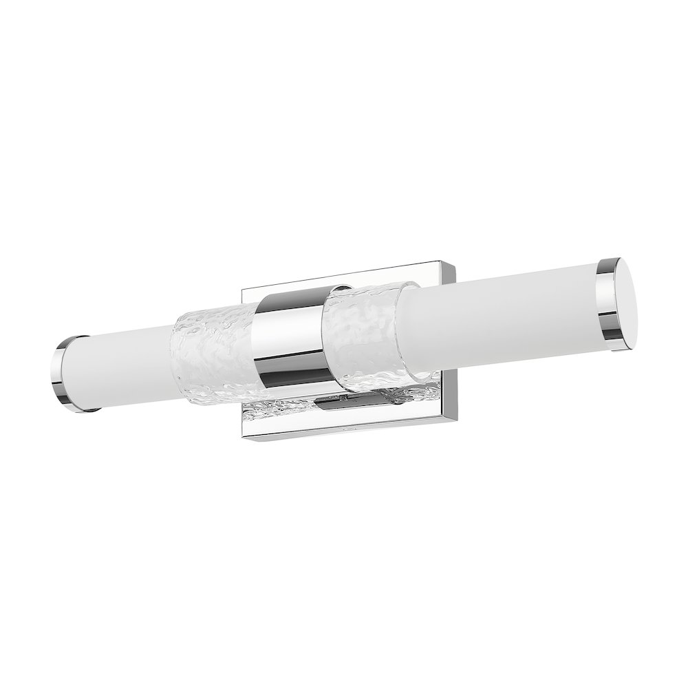 Z-Lite Egon 1 Light Vanity in Chrome color, Steel frame. Picture 5