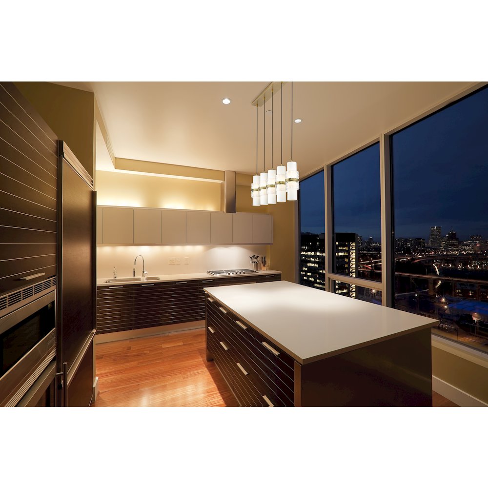 Z-Lite 5 Light Linear Chandelier. Picture 6