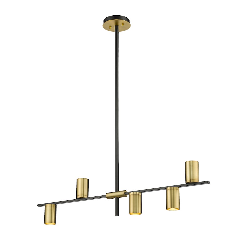 Z-Lite 5 Light Linear Chandelier. Picture 3