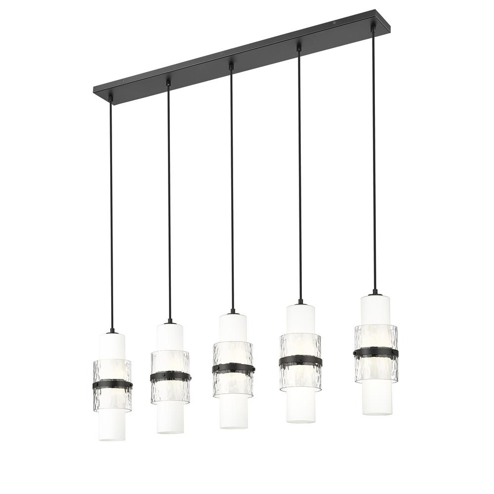 5 Light Linear Chandelier. Picture 3