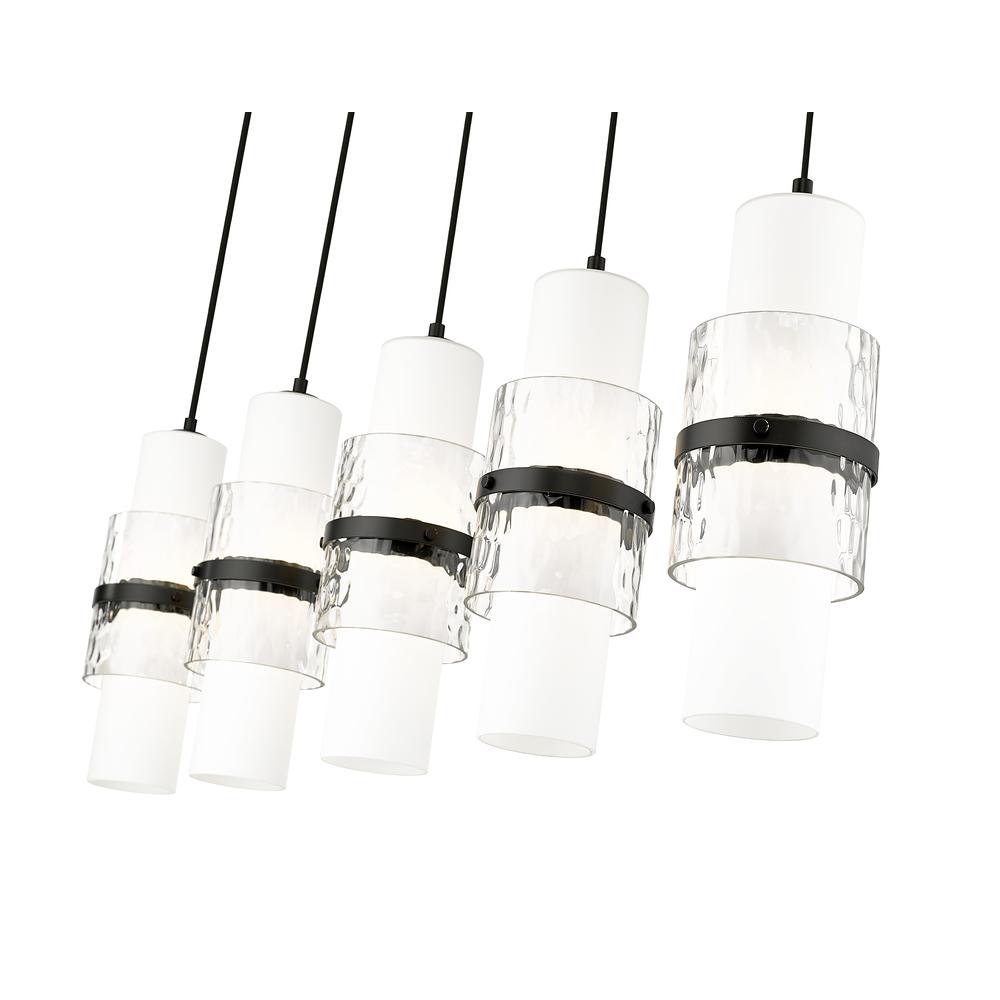 5 Light Linear Chandelier. Picture 4