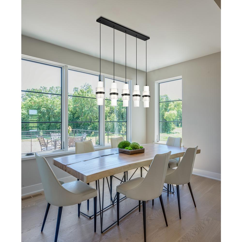 5 Light Linear Chandelier. Picture 7