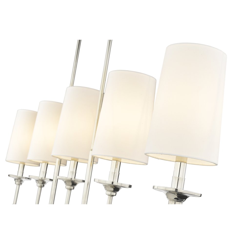 Z-Lite 5 Light Linear Chandelier. Picture 4