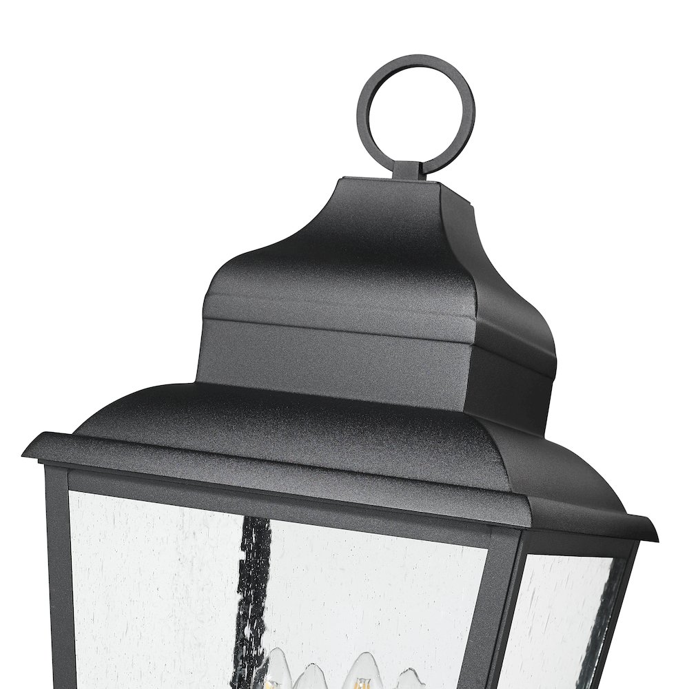 Z-Lite 4 Light Outdoor Post Mounted Fixture, Sand Black. Picture 4