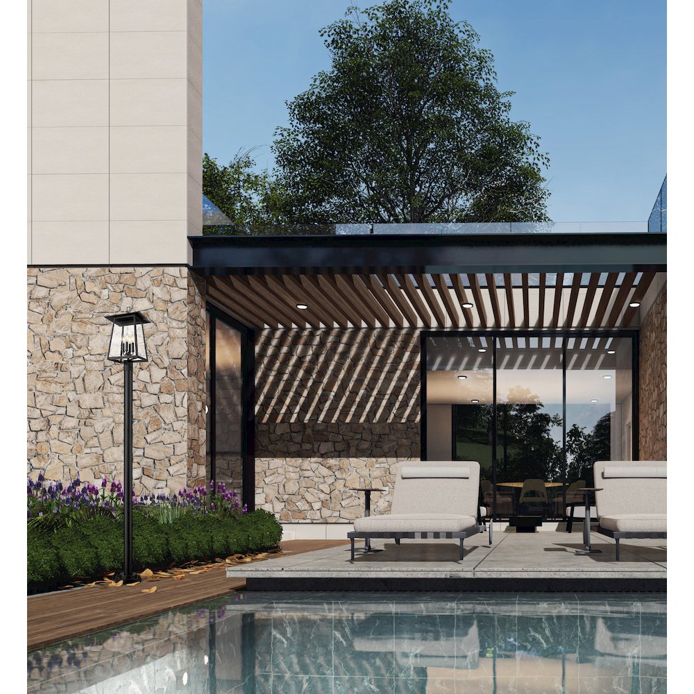 Z-Lite 4 Light Outdoor Post Mounted Fixture. Picture 6