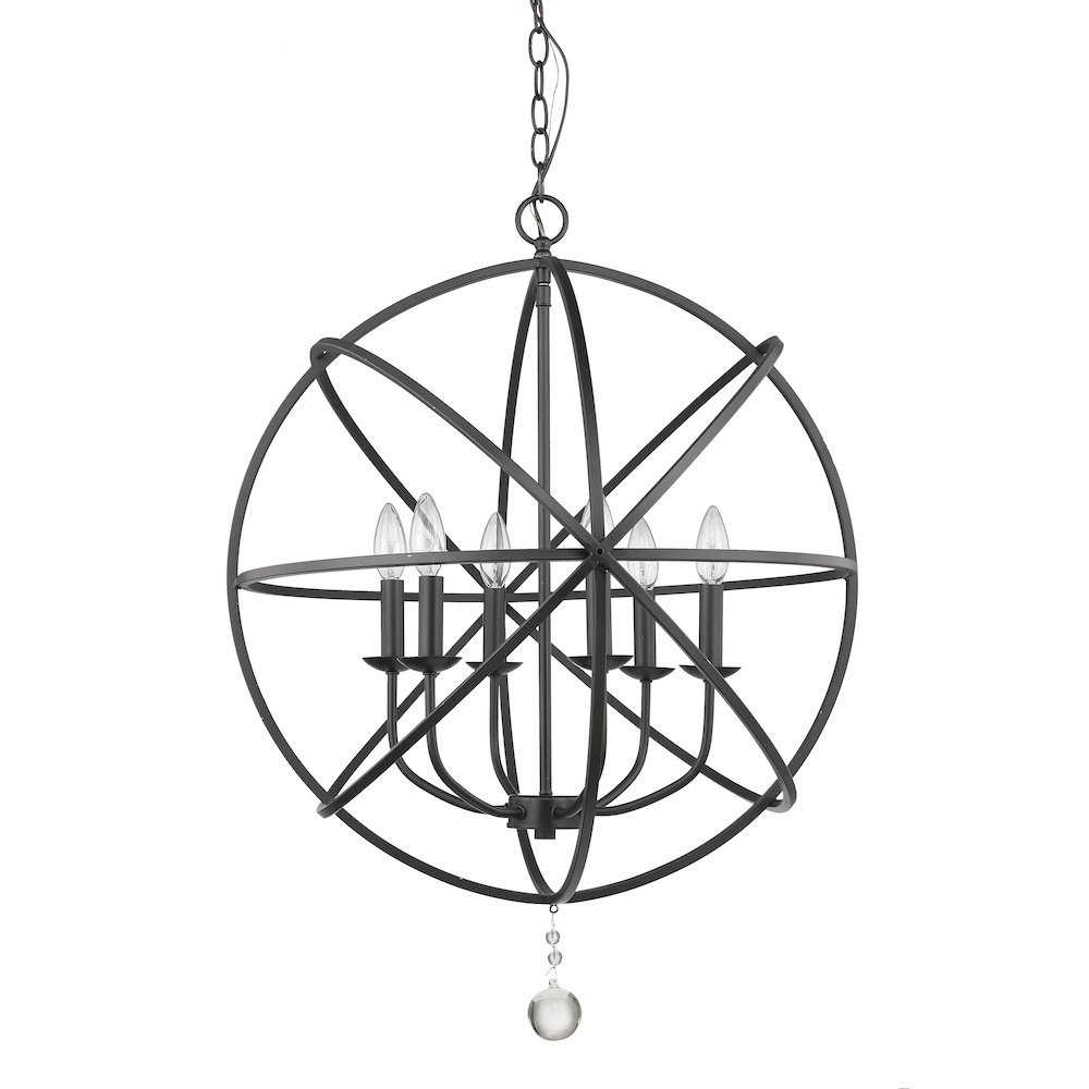 Z-Lite 6 Light Chandelier. Picture 5