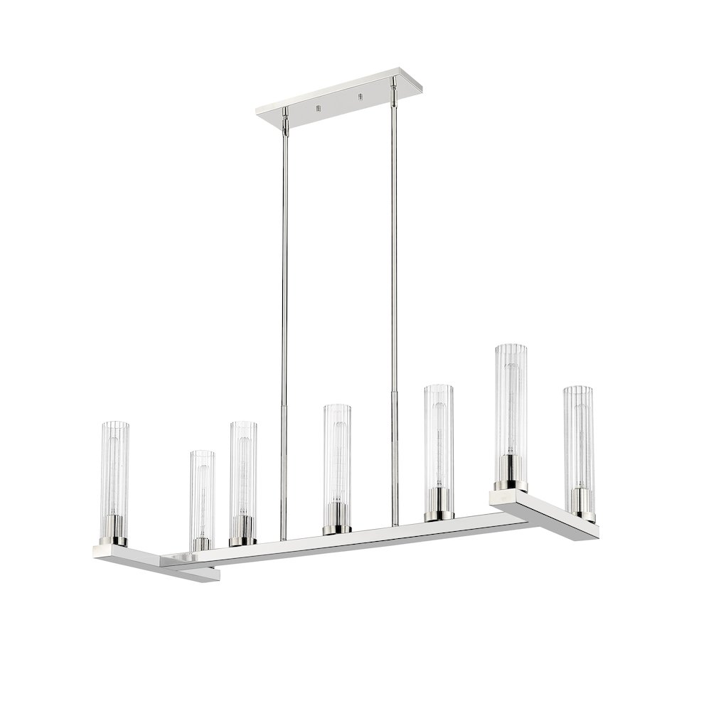 Z-Lite 7 Light Linear Chandelier. Picture 5