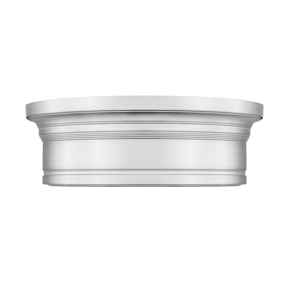 Z-Lite 1 Light Flush Mount, Brushed Nickel. Picture 2