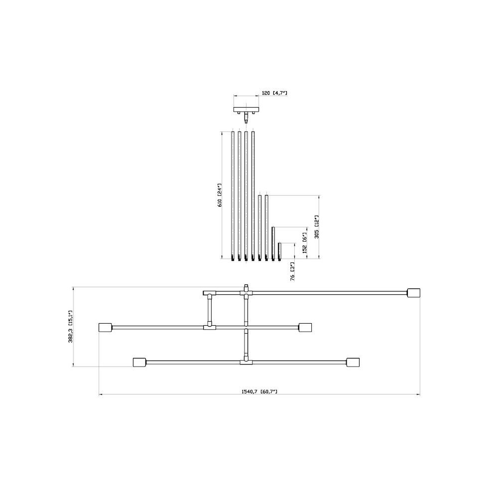 Z-Lite 5 Light Chandelier. Picture 8
