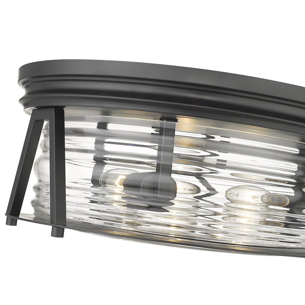 Z-Lite 3 Light Flush Mount. Picture 4