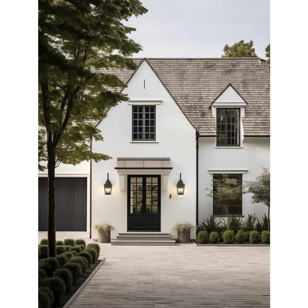 Z-Lite 2 Light Outdoor Wall Light, Sand Black. Picture 6