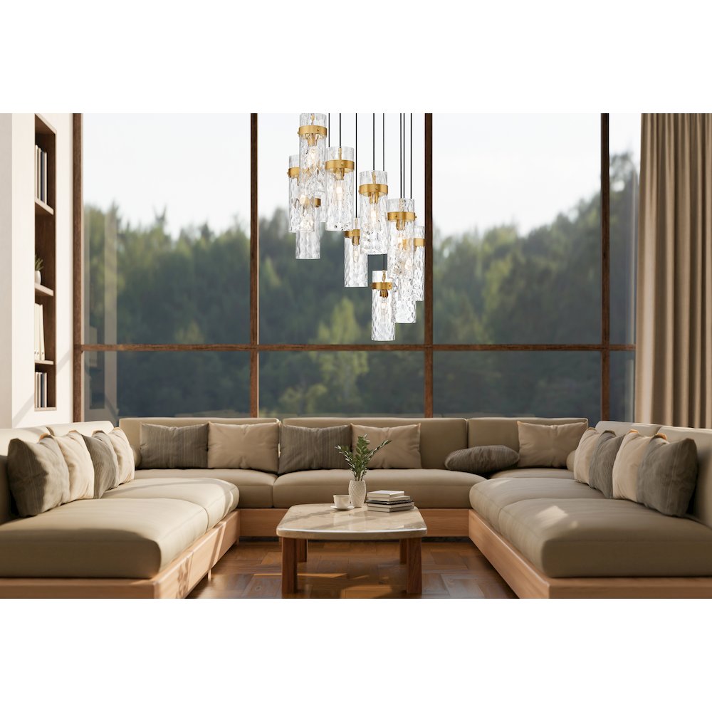 Z-Lite 11 Light Chandelier. Picture 6