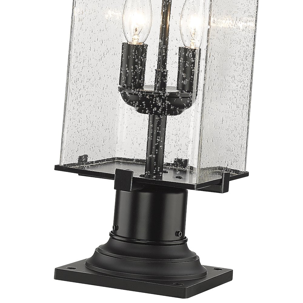 Z-Lite 2 Light Outdoor Pier Mounted Fixture. Picture 4