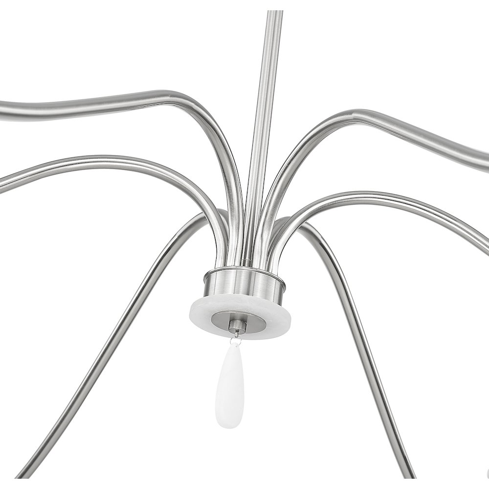 Z-Lite 6 Light Chandelier, Brushed Nickel. Picture 4